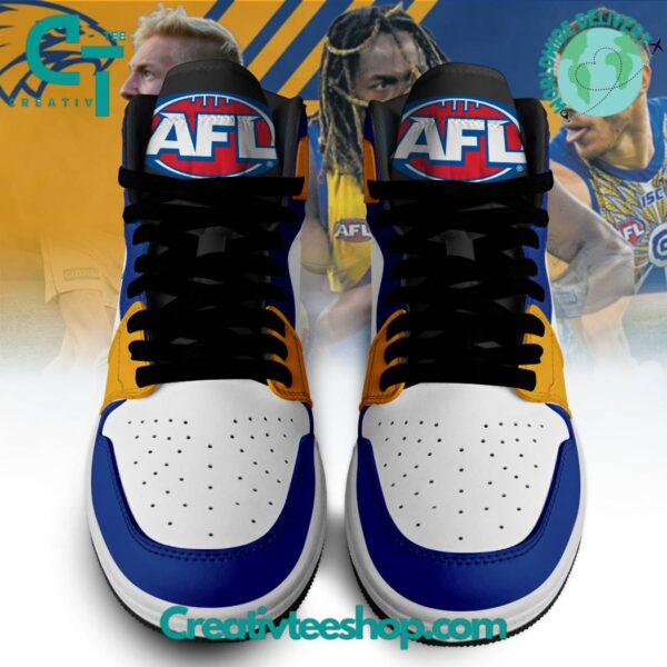Tubopro West Coast Eagles AJ1 High Sneakers Shoes For Men And Women - Image 3