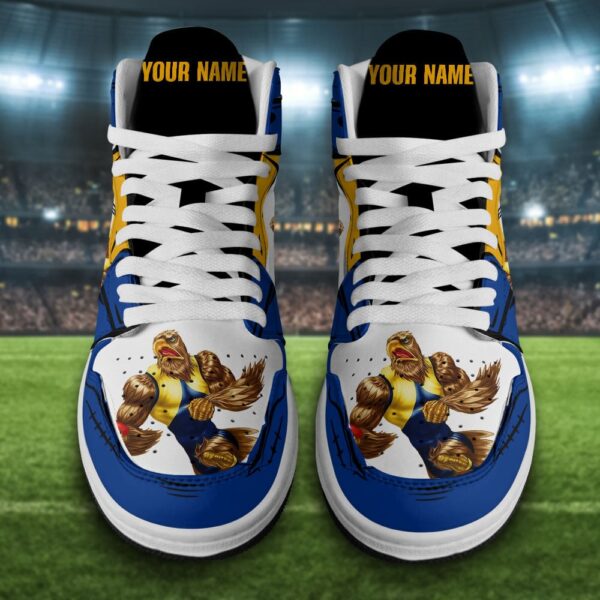 Tubopro West Coast Eagles AJ1 High Sneakers Shoes For Men And Women - Image 2