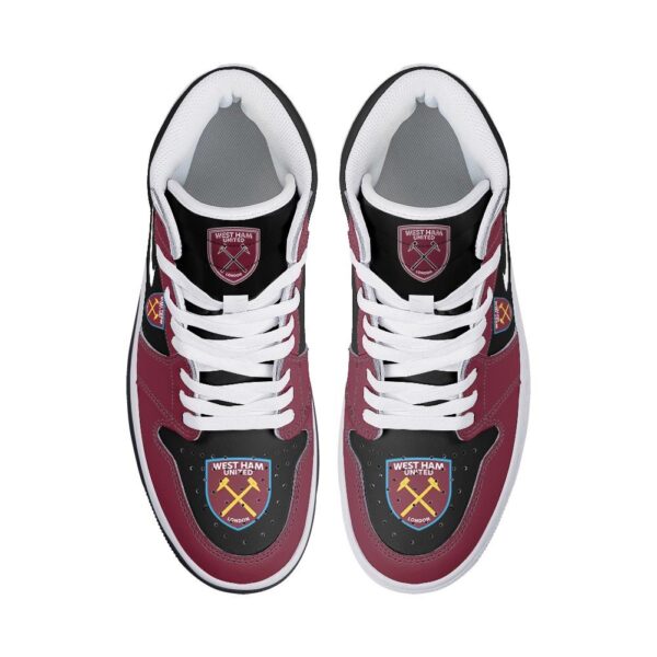 Tubopro West Ham United AJ1 High Sneakers Shoes For Men And Women - Image 3