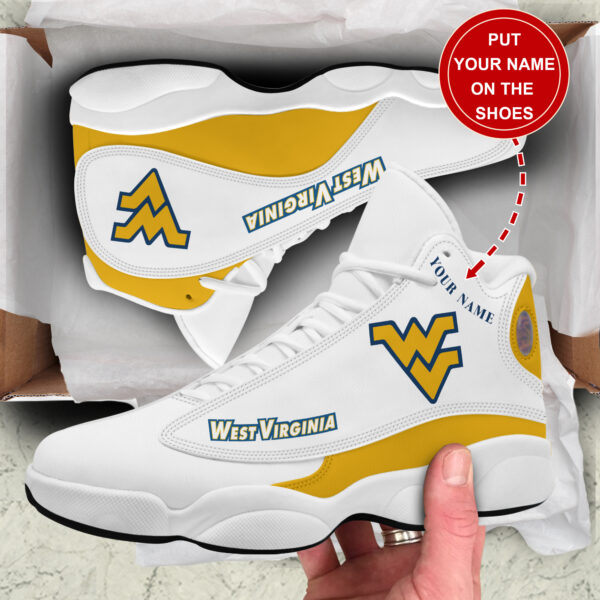 Tubopro West Virginia Mountaineers AJ13 Sneakers Shoes For Men And Women