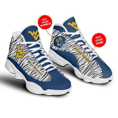 Tubopro West Virginia Mountaineers AJ13 Sneakers Shoes For Men And Women