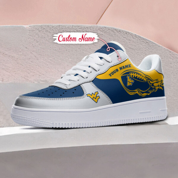 Tubopro West Virginia Mountaineers NCAA Air Low-Top Sneakers Shoes For Men And Women - Image 3