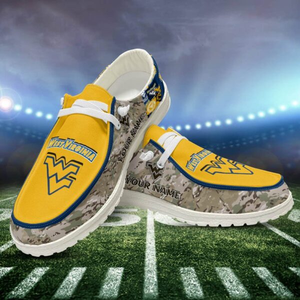 Tubopro West Virginia Mountaineers Personalized Hey Dude Shoes For Men And Women