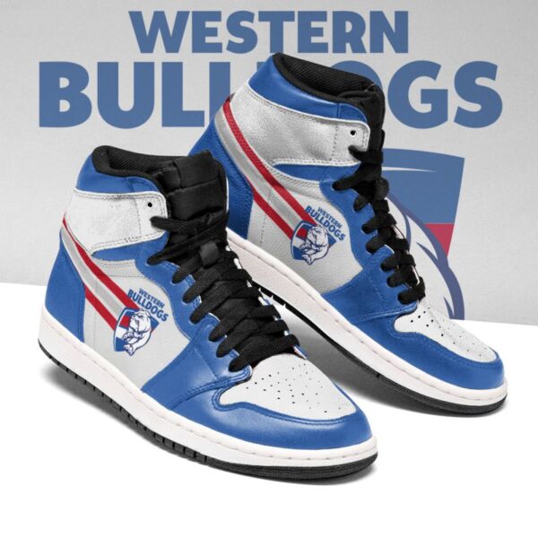 Tubopro Western Bulldogs AFL AJ1 High Sneakers Shoes For Men And Women