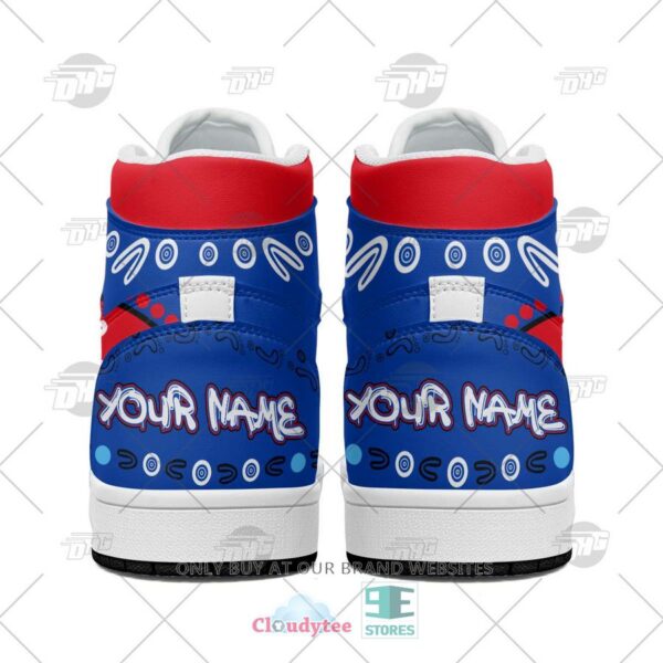 Tubopro Western Bulldogs AFL AJ1 High Sneakers Shoes For Men And Women - Image 5