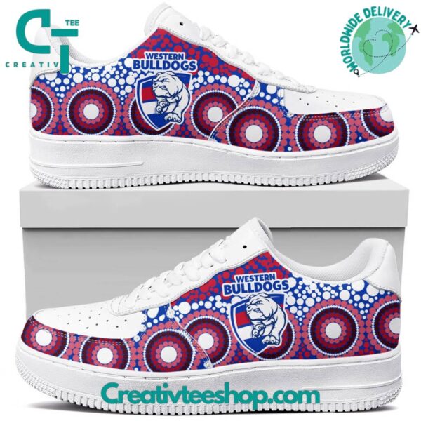 Tubopro Western Bulldogs Air Low-Top Sneakers Shoes For Men And Women