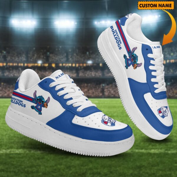 Tubopro Western Bulldogs Air Low-Top Sneakers Shoes For Men And Women - Image 2