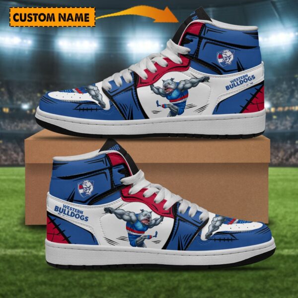 Tubopro Western Bulldogs AJ1 High Sneakers Shoes For Men And Women