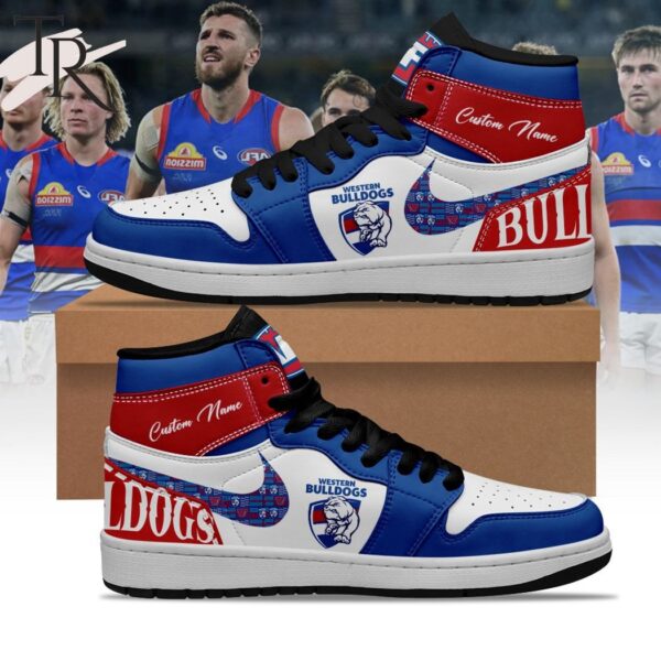 Tubopro Western Bulldogs AJ1 High Sneakers Shoes For Men And Women