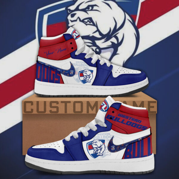 Tubopro Western Bulldogs AJ1 High Sneakers Shoes For Men And Women