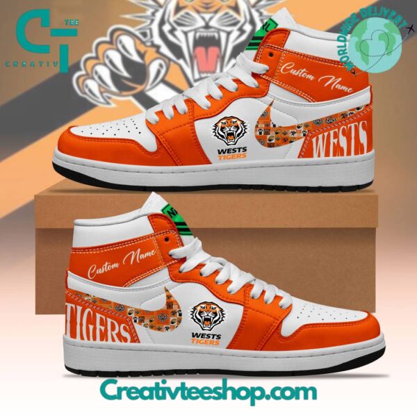 Tubopro Wests Tigers AJ1 High Sneakers Shoes For Men And Women