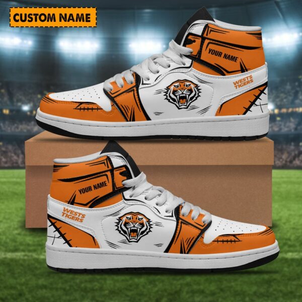 Tubopro Wests Tigers AJ1 High Sneakers Shoes For Men And Women