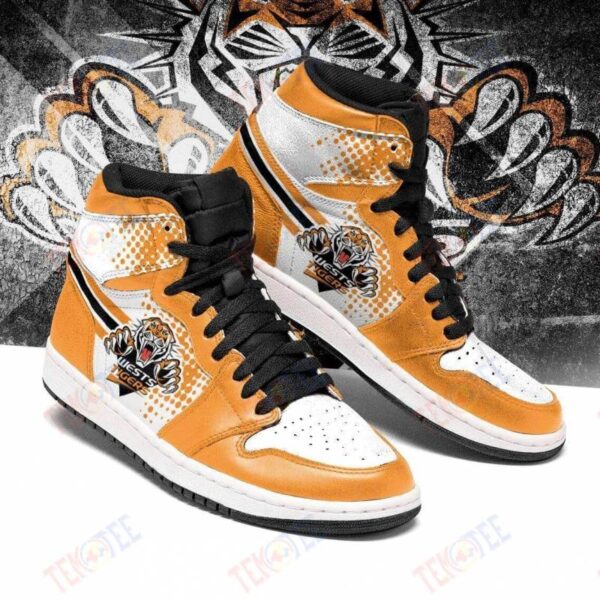 Tubopro Wests Tigers NRL AJ1 High Sneakers Shoes For Men And Women