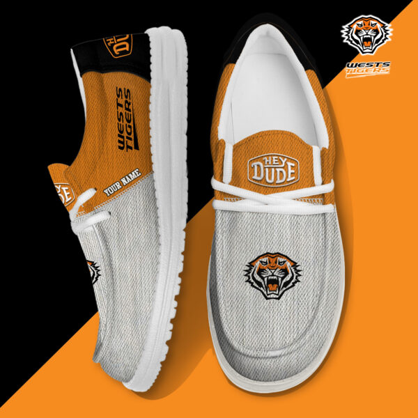 Tubopro Wests Tigers Personalized Hey Dude Shoes For Men And Women