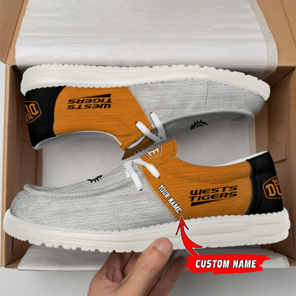 Tubopro Wests Tigers Personalized Hey Dude Shoes For Men And Women - Image 2