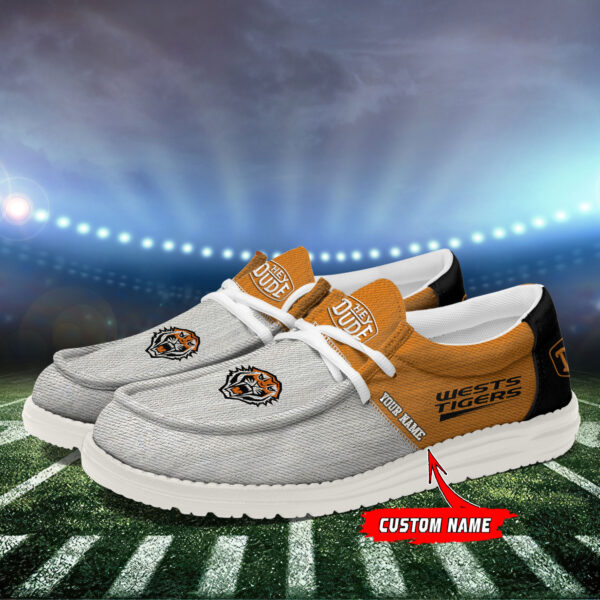 Tubopro Wests Tigers Personalized Hey Dude Shoes For Men And Women - Image 3