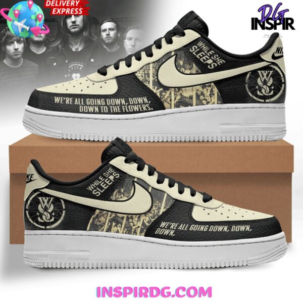 Tubopro While She Sleeps Band Air Low-Top Sneakers Shoes For Men And Women