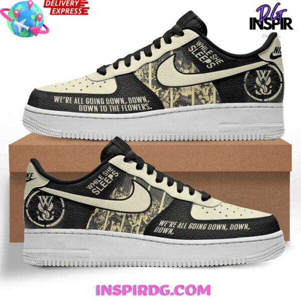 Tubopro While She Sleeps Band Air Low-Top Sneakers Shoes For Men And Women - Image 2