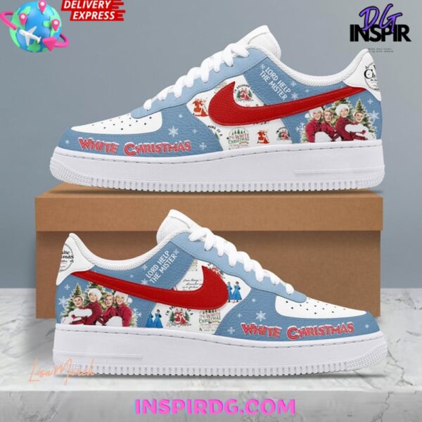 Tubopro White Christmas Anniversary Air Low-Top Sneakers Shoes For Men And Women - Image 2