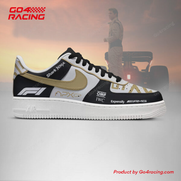 Tubopro White F1 The Movie Air Low-Top Sneakers Shoes For Men And Women - Image 3