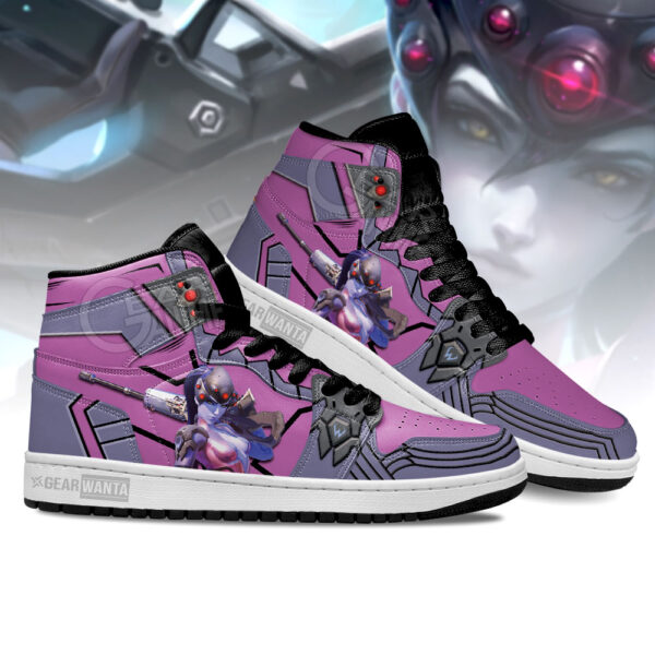 Tubopro Widowmaker Overwatch AJ1 High Sneakers Shoes For Men And Women - Image 3