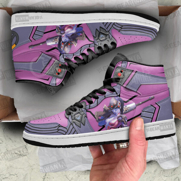Tubopro Widowmaker Overwatch AJ1 High Sneakers Shoes For Men And Women - Image 2