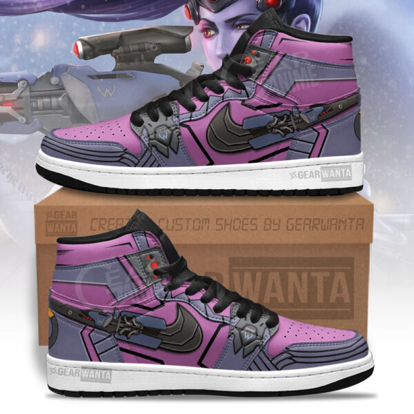 Tubopro Widowmaker Overwatch AJ1 High Sneakers Shoes For Men And Women