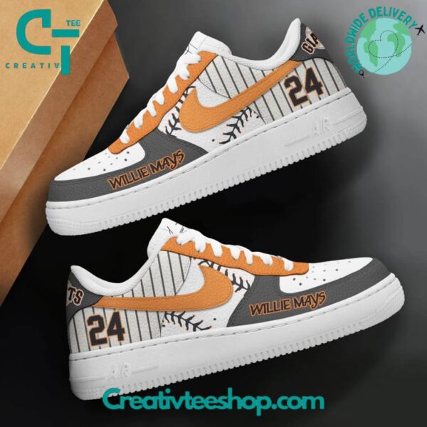 Tubopro Willie Mays Air Low-Top Sneakers Shoes For Men And Women - Image 2