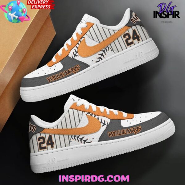 Tubopro Willie Mays Giants Legend Air Low-Top Sneakers Shoes For Men And Women - Image 2