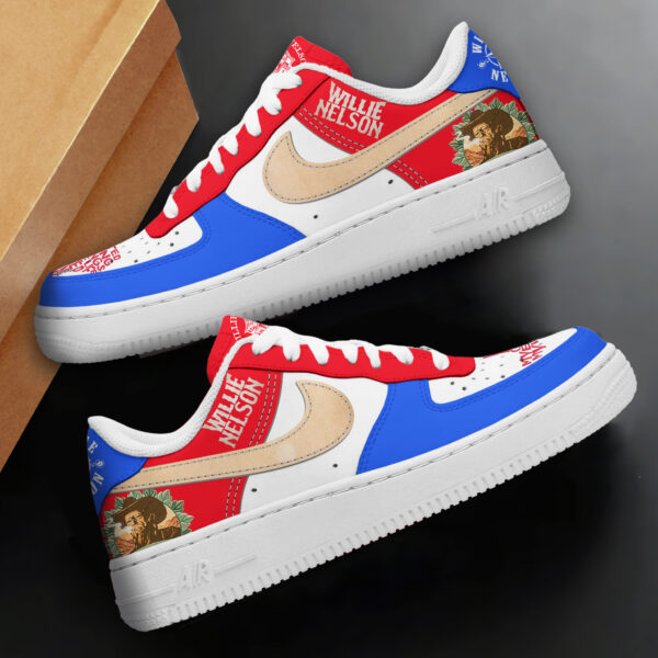 Tubopro Willie Nelson Air Low-Top Sneakers Shoes For Men And Women - Image 2