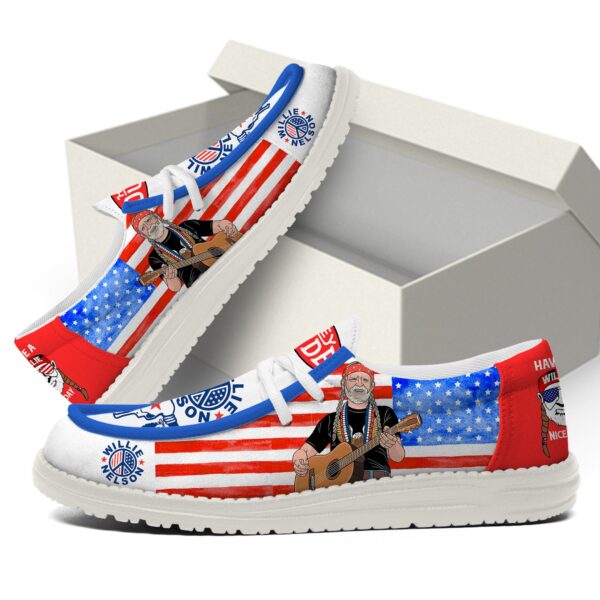 Tubopro Willie Nelson Personalized Hey Dude Shoes For Men And Women - Image 2