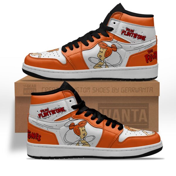 Tubopro Wilma Flintstones AJ1 High Sneakers Shoes For Men And Women