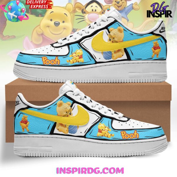 Tubopro Winnie Pooh Bear Air Low-Top Sneakers Shoes For Men And Women