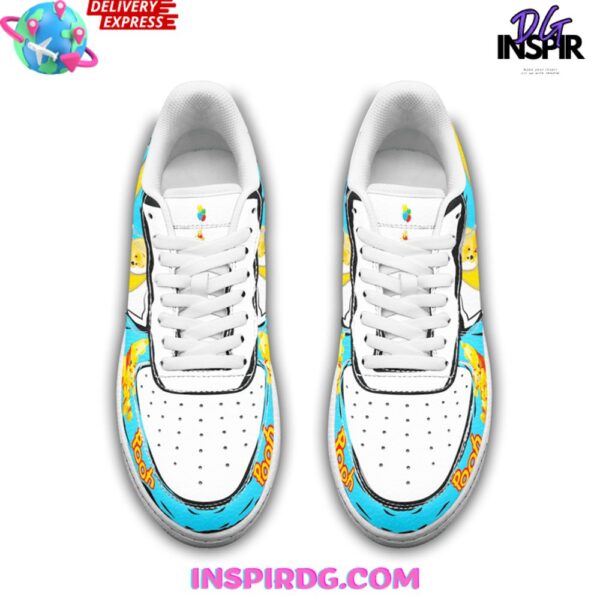 Tubopro Winnie Pooh Bear Air Low-Top Sneakers Shoes For Men And Women - Image 3