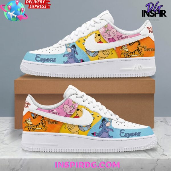 Tubopro Winnie the Pooh Air Low-Top Sneakers Shoes For Men And Women - Image 4