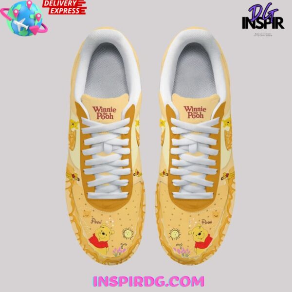 Tubopro Winnie the Pooh Air Low-Top Sneakers Shoes For Men And Women - Image 4