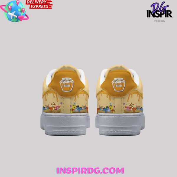 Tubopro Winnie the Pooh Air Low-Top Sneakers Shoes For Men And Women - Image 3