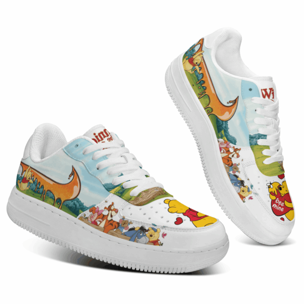 Tubopro Winnie The Pooh Air Low-Top Sneakers Shoes For Men And Women - Image 2