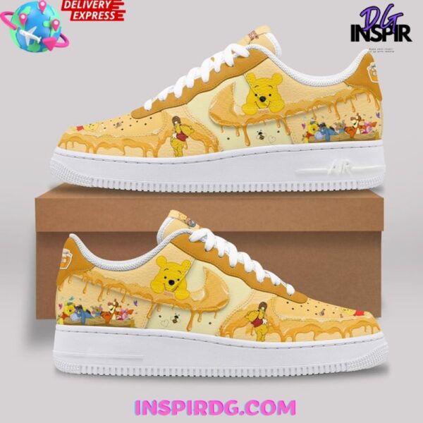 Tubopro Winnie the Pooh Air Low-Top Sneakers Shoes For Men And Women - Image 2