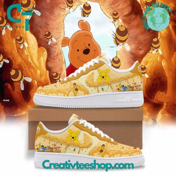 Tubopro Winnie The Pooh Air Low-Top Sneakers Shoes For Men And Women