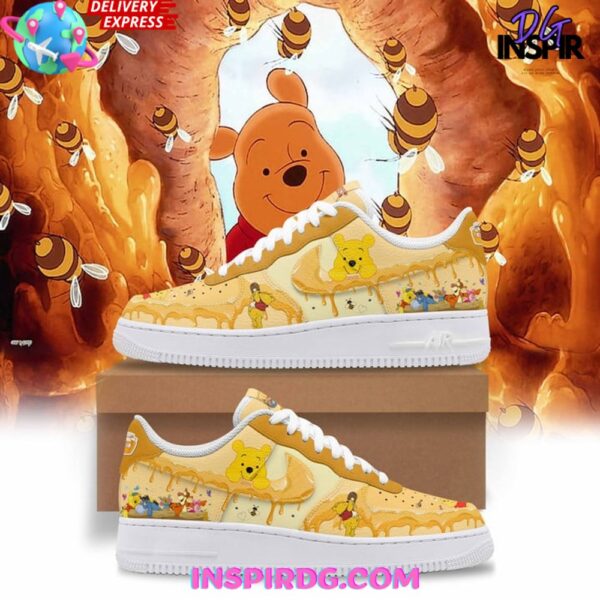 Tubopro Winnie the Pooh Air Low-Top Sneakers Shoes For Men And Women