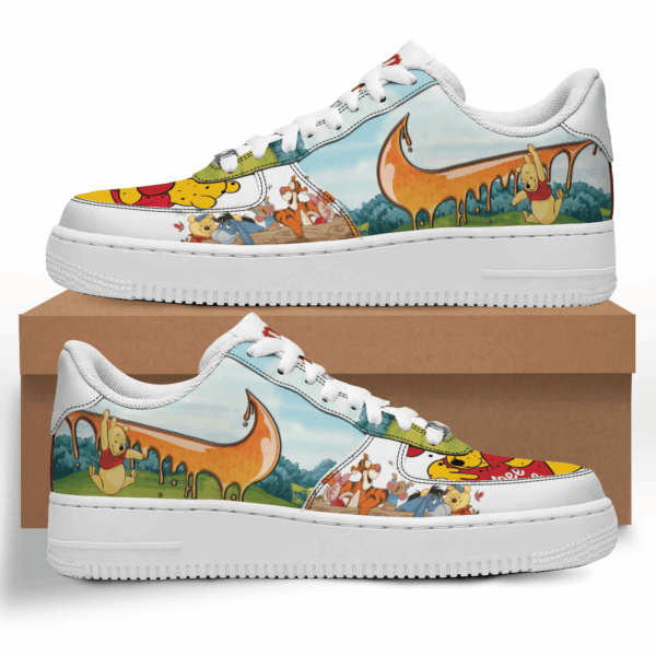 Tubopro Winnie The Pooh Air Low-Top Sneakers Shoes For Men And Women - Image 4