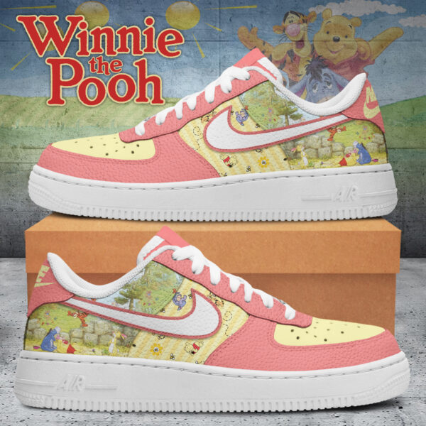 Tubopro Winnie The Pooh Air Low-Top Sneakers Shoes For Men And Women