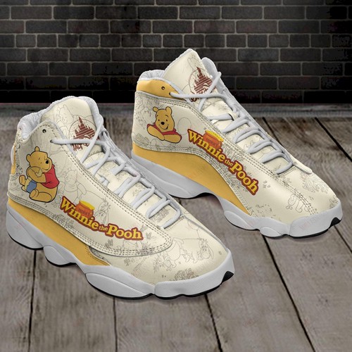 Tubopro Winnie the Pooh AJ13 Sneakers Shoes For Men And Women