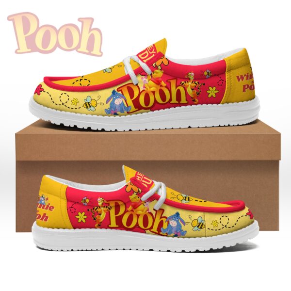 Tubopro Winnie-the-Pooh Personalized Hey Dude Shoes For Men And Women