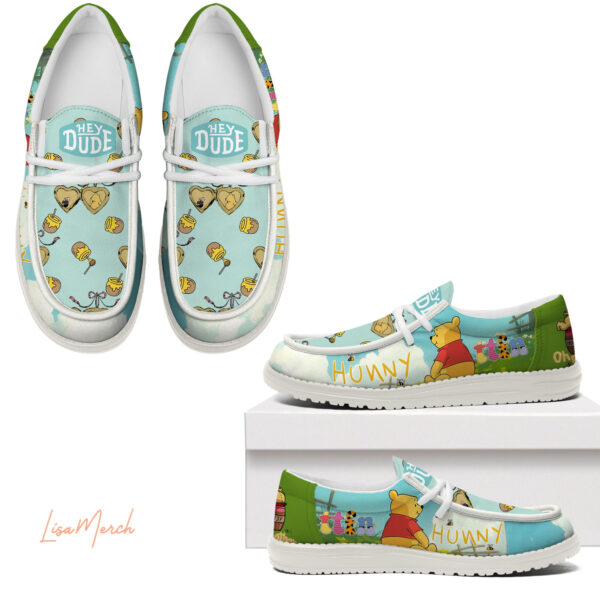 Tubopro Winnie-the-Pooh Hey Dude Shoes For Men And Women - Image 3