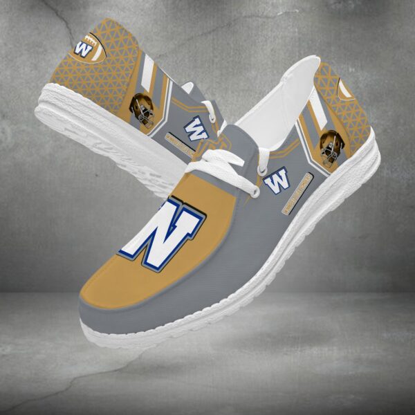 Tubopro Winnipeg Blue Bombers Personalized Hey Dude Shoes For Men And Women
