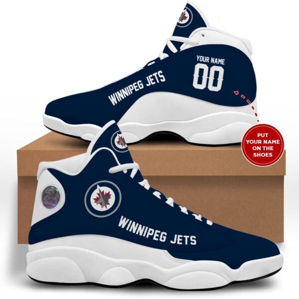 Tubopro Winnipeg Jets AJ13 Sneakers Shoes For Men And Women