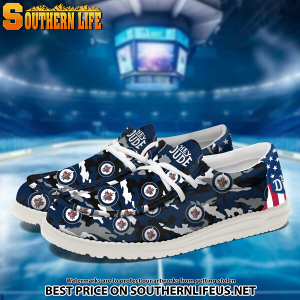 Tubopro Winnipeg Jets Personalized Hey Dude Shoes For Men And Women - Image 2