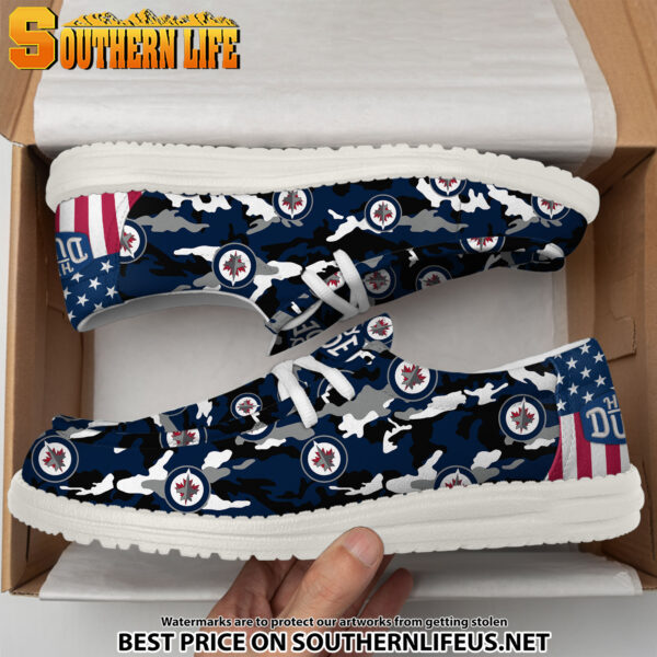 Tubopro Winnipeg Jets Personalized Hey Dude Shoes For Men And Women - Image 4